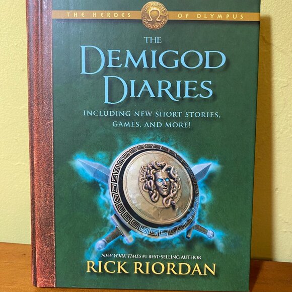 Rick Riordan: THE DEMIGOD DIARIES Hardcover - Picture 1 of 2